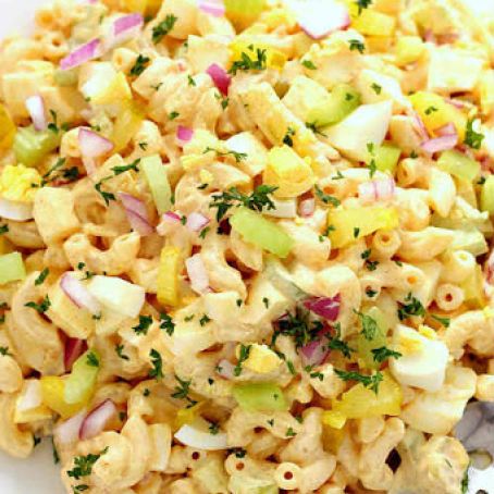Deviled Egg Macaroni Salad